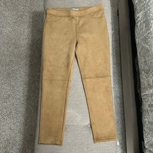 Andrew Marc/Marc New York Camel Faux Suede Leggings